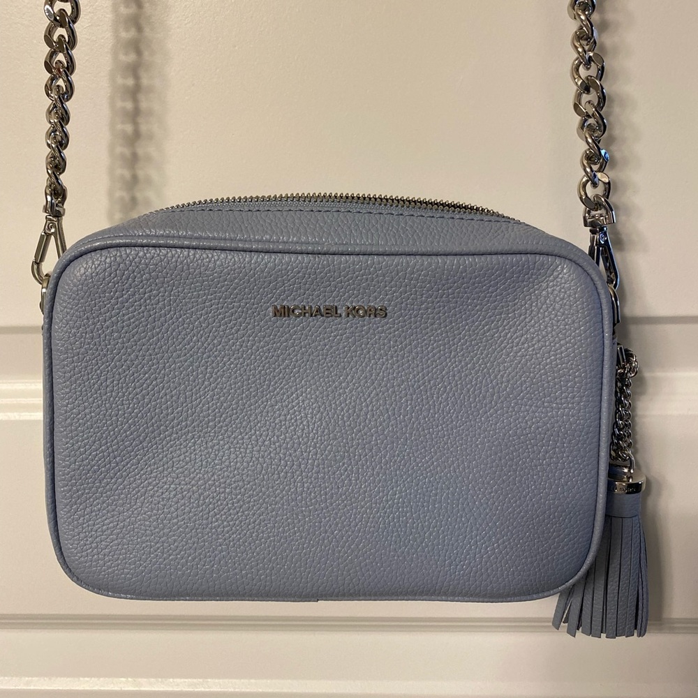 Michael Kors Ginny Leather Crossbody Bag
